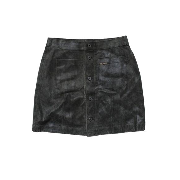 Calvin Klein Dresses & Skirts - Calvin Klein Khakis Vintage Leather Skirt NEW